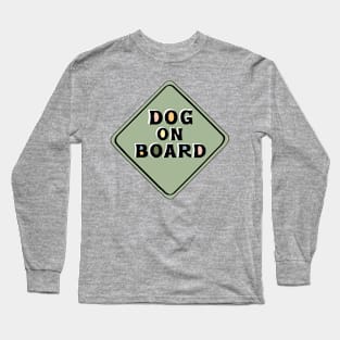 Dog on Board Long Sleeve T-Shirt